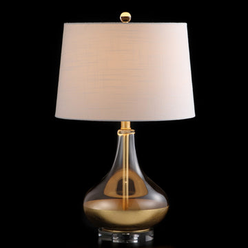 West 24.5" Glass LED Table Lamp - JONATHAN Y